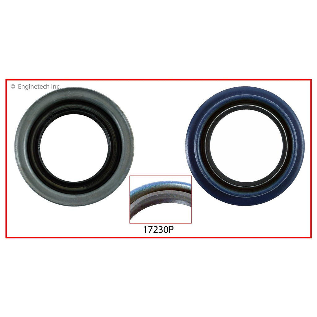 Enginetech Engine Front Timing Cover Seal Part #17230P for Domestic and Import Engines