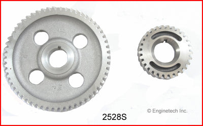 Enginetech 2528S Engine Timing Gear Set with Matched HD Aluminum Camshaft Gear