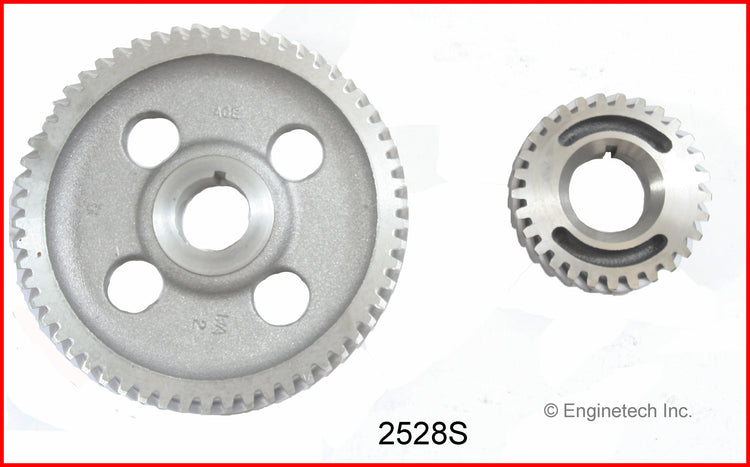 Enginetech 2528S Engine Timing Gear Set with Matched HD Aluminum Camshaft Gear