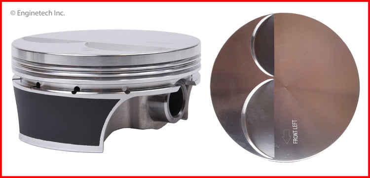 Enginetech Engine Stroker SRP Piston Set for Chevy LS Engines - Part 279586