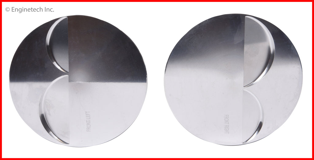 Enginetech Engine Stroker SRP Piston Set for Chevy LS Engines - Part 279586