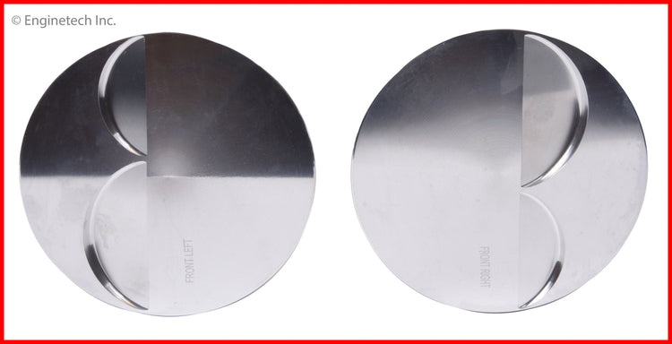 Enginetech Engine Stroker SRP Piston Set for Chevy LS Engines - Part 279586