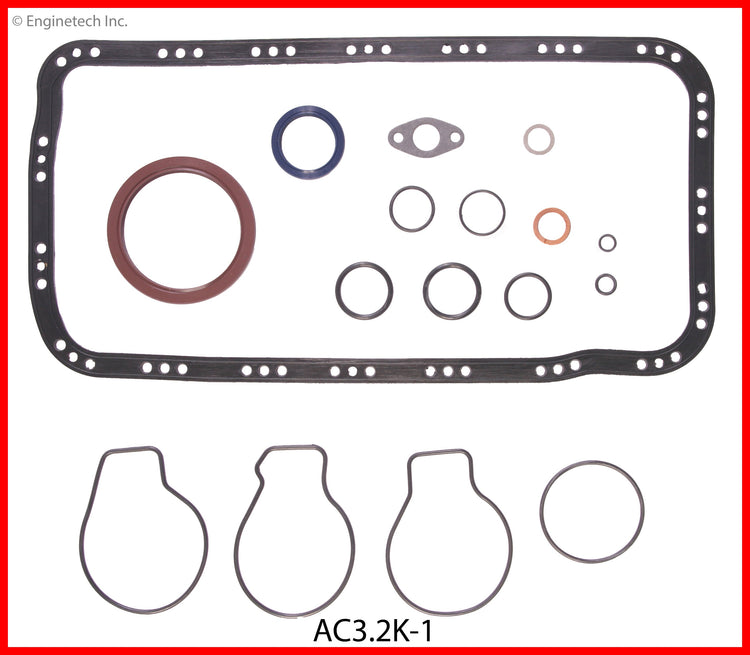 Enginetech Engine Full Gasket Set for Acura Integra (1990-1999) – Part Number AC3.2K-1