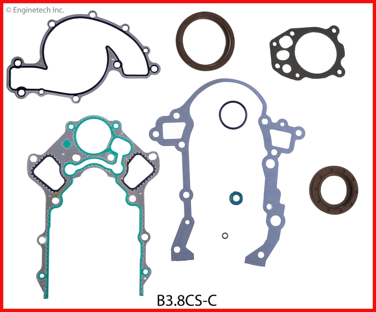 Enginetech B3.8CS-C Engine Lower End Gasket Set for Buick and Pontiac Vehicles