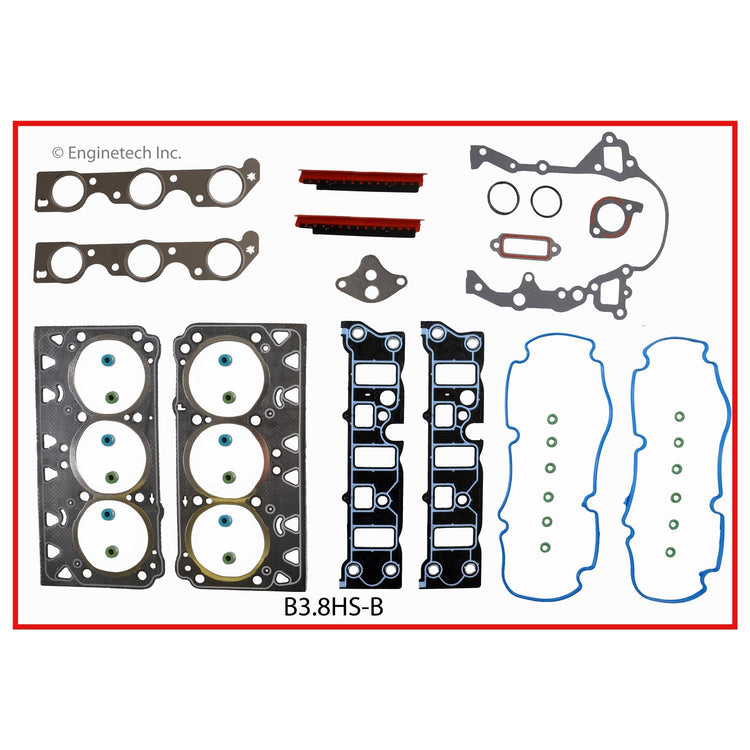 Enginetech B3.8HS-BWB Engine Cylinder Head Gasket Set for Buick and Chevrolet Vehicles