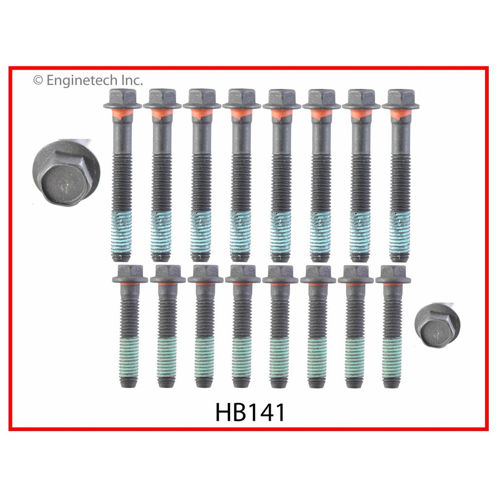 Enginetech B3.8HS-FWB Engine Cylinder Head Gasket Set for Buick Car and Truck with Head Bolts