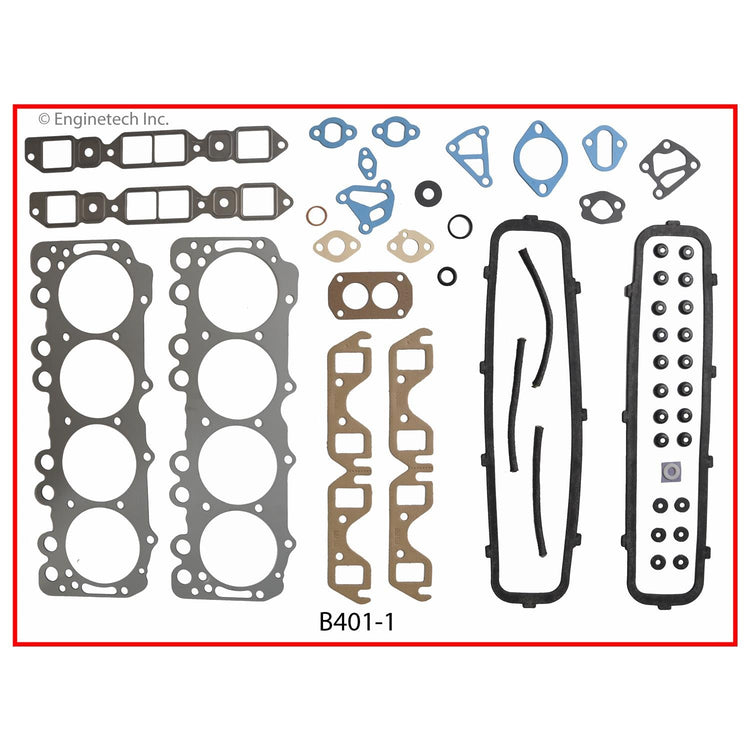 Enginetech B401-1 Engine Full Gasket Set for Buick Cars and Trucks