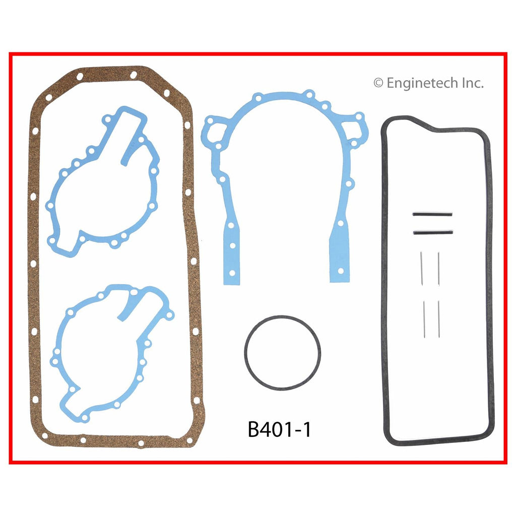 Enginetech B401-1 Engine Full Gasket Set for Buick Cars and Trucks