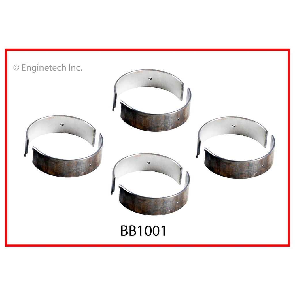 Enginetech BB1001.50 Engine Full Connecting Rod Bearing Set for Toyota and Lexus Vehicles