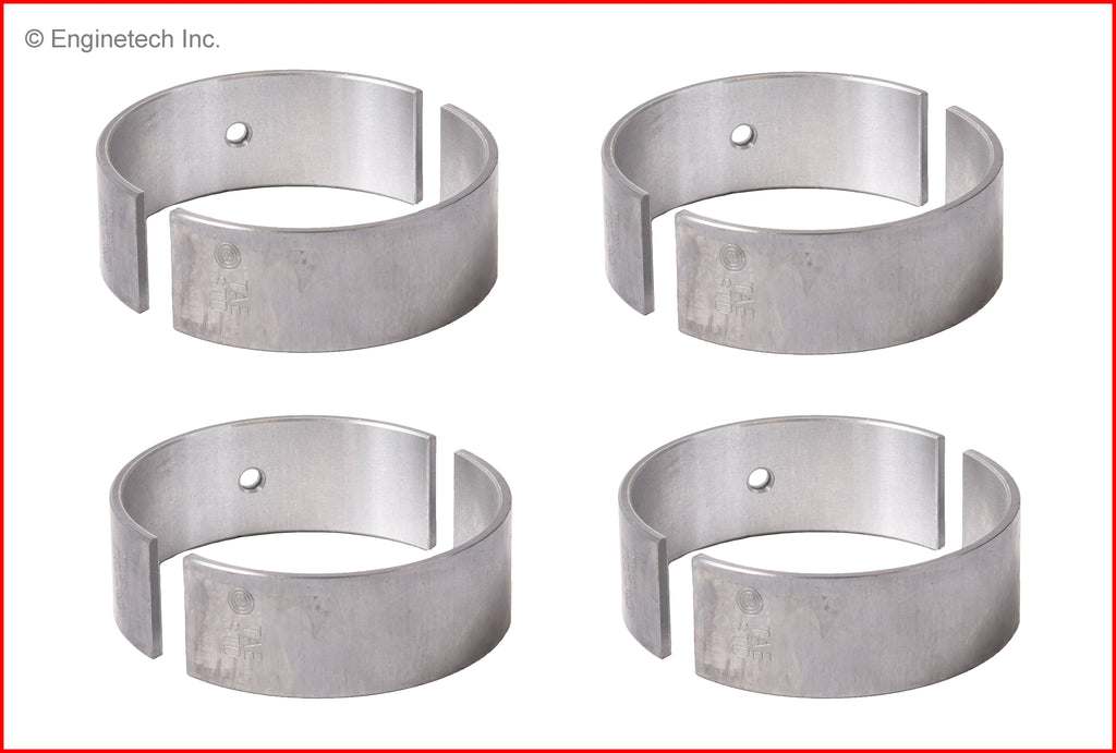 Enginetech BB1006.50 Engine Full Connecting Rod Bearing Set for Nissan Versa (2012-2017)