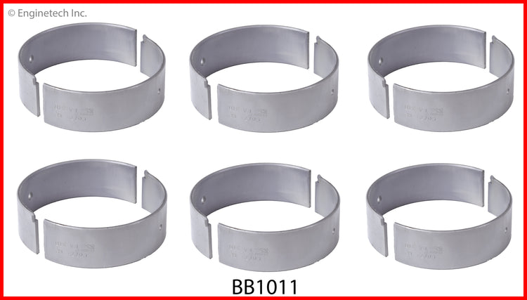 Enginetech BB1011STD Engine Full Connecting Rod Bearing Set for Nissan Vehicles