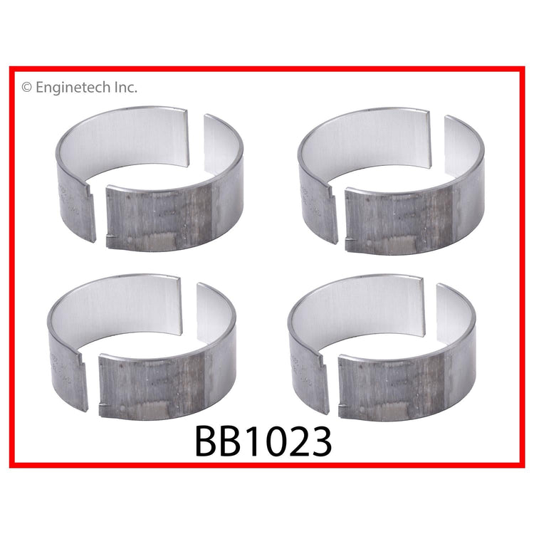 Enginetech BB1023STD Engine Full Connecting Rod Bearing Set for Hyundai Models