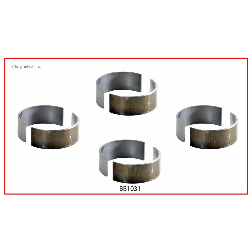Enginetech BB1031.25 Engine Full Connecting Rod Bearing Set for 2004-2005 Audi and Volkswagen Models