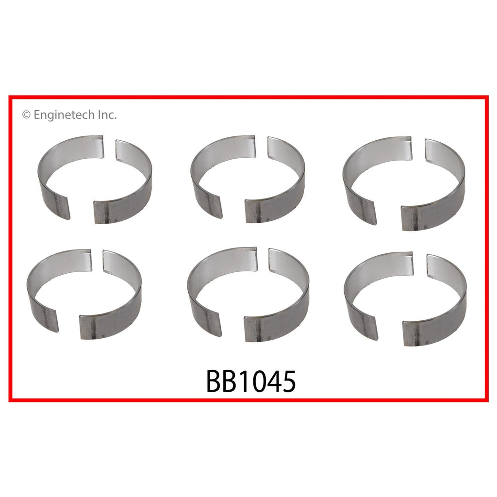 Enginetech BB1045.25 Engine Full Connecting Rod Bearing Set for Hyundai and Kia Vehicles