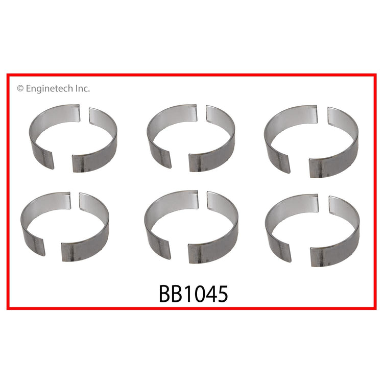 Enginetech BB1045.25 Engine Full Connecting Rod Bearing Set for Hyundai and Kia Vehicles