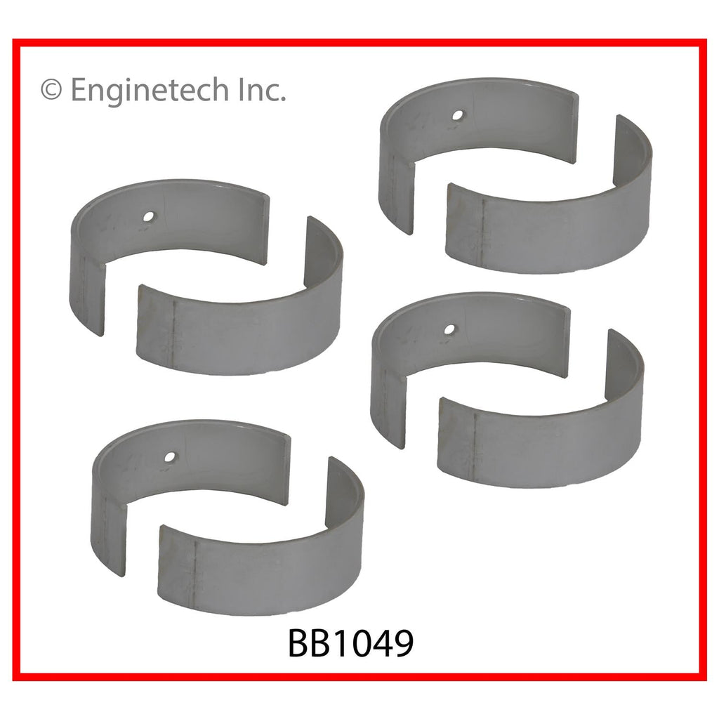 Enginetech BB1049.25 Engine Full Connecting Rod Bearing Set for Nissan Vehicles