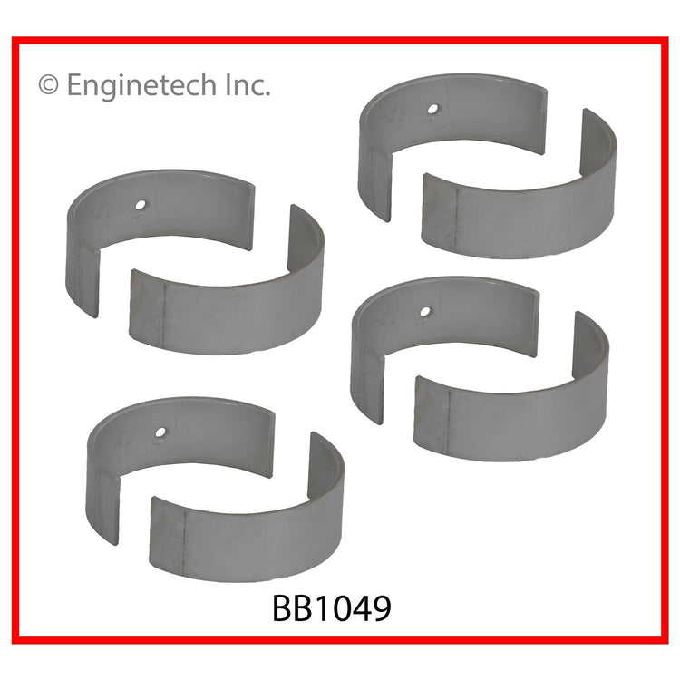 Enginetech BB1049.25 Engine Full Connecting Rod Bearing Set for Nissan Vehicles