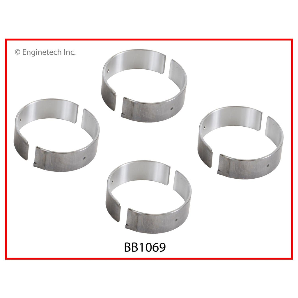 Enginetech BB1069STD Engine Full Connecting Rod Bearing Set for Mitsubishi Lancer