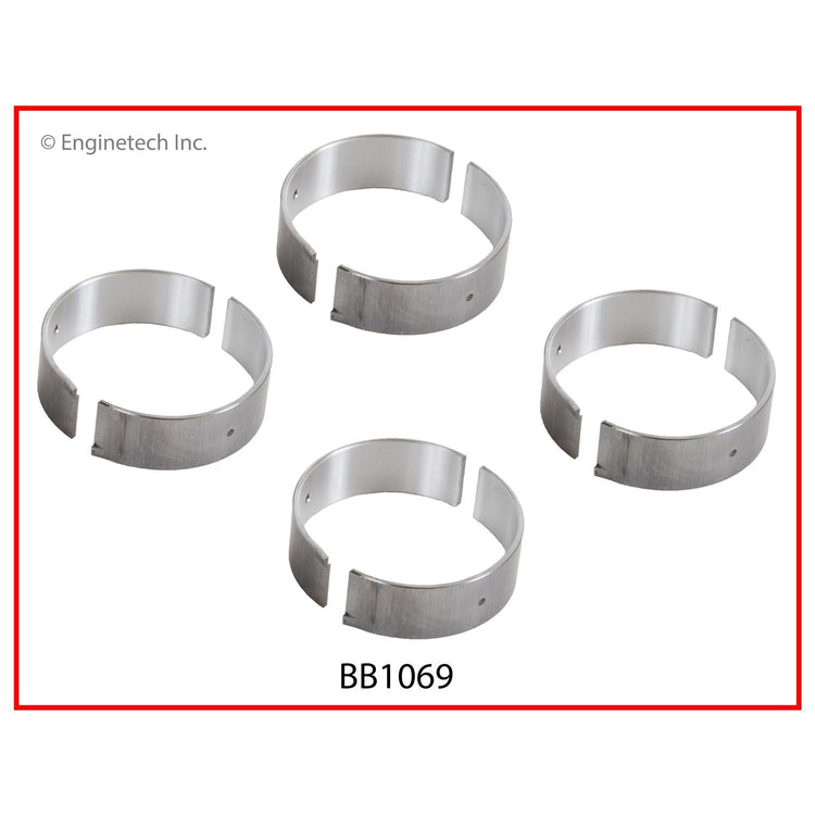 Enginetech BB1069STD Engine Full Connecting Rod Bearing Set for Mitsubishi Lancer