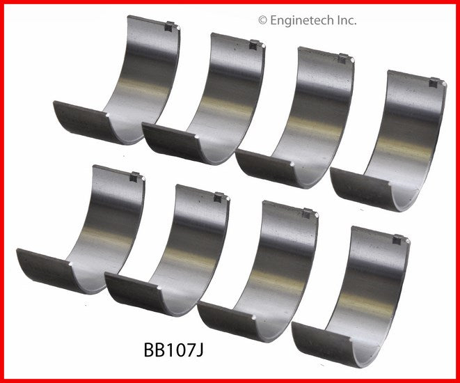 Enginetech BB107J010 Engine Full Connecting Rod Bearing Set for Chevrolet Malibu, Buick Regal, Saturn Ion