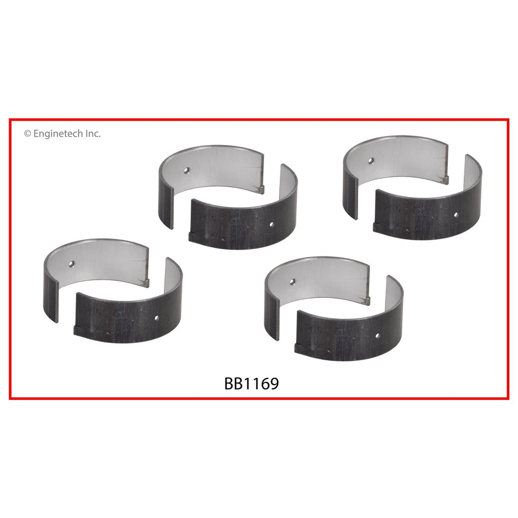 Enginetech BB1169.25 Engine Full Connecting Rod Bearing Set for Hyundai and Dodge Colt