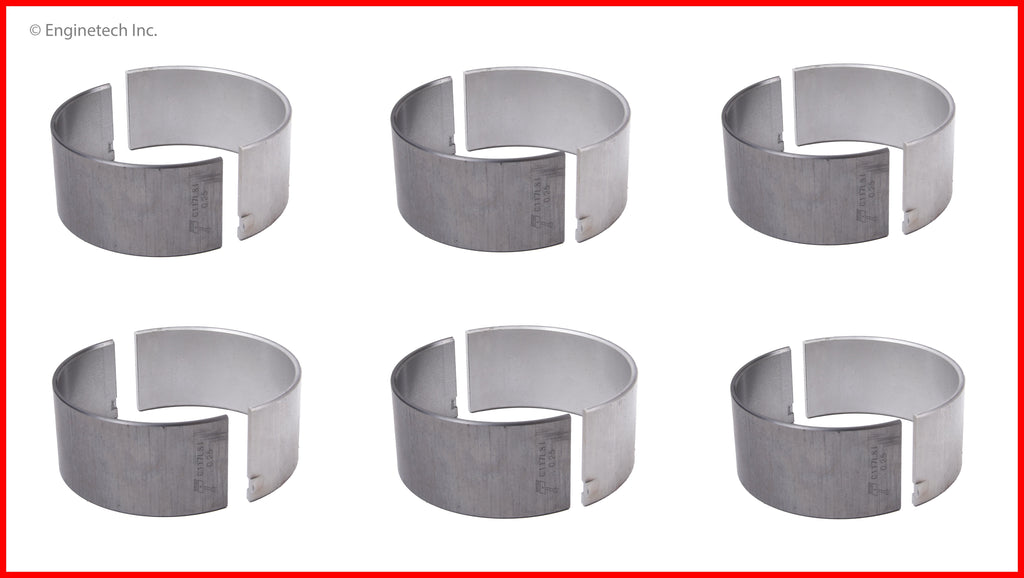 Enginetech BB117JSTD Engine Full Connecting Rod Bearing Set for Dodge D250 and D350 (1989-1994)