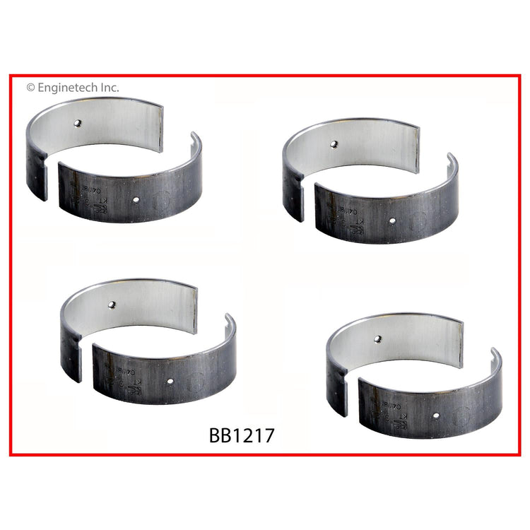 Enginetech BB1217.25 Engine Full Connecting Rod Bearing Set for Toyota Vehicles