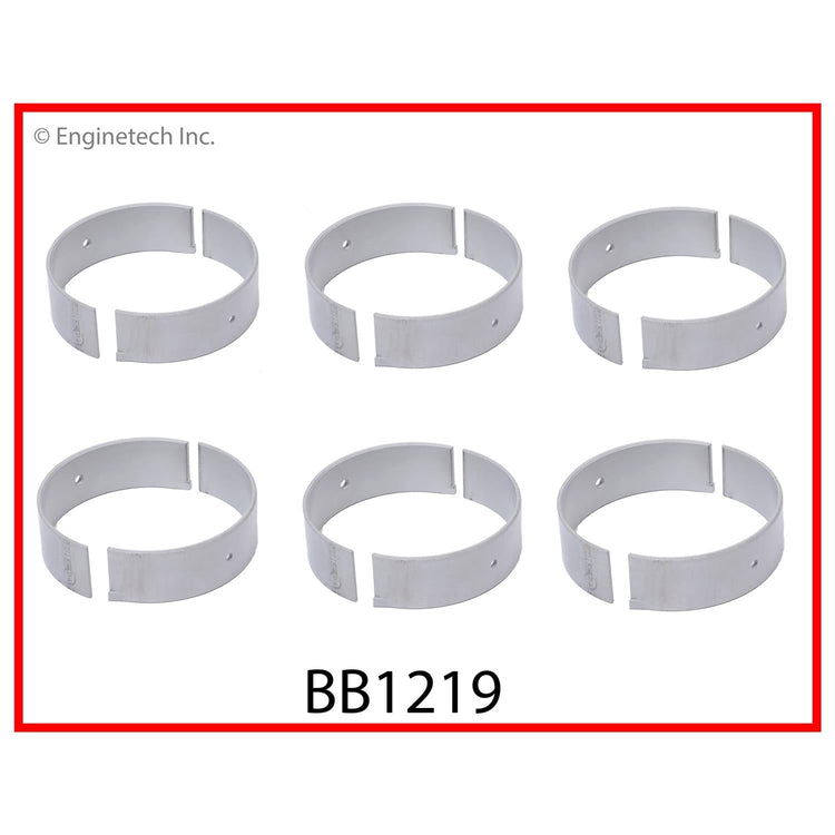 Enginetech BB1219STD Engine Full Connecting Rod Bearing Set for Nissan and Suzuki Vehicles