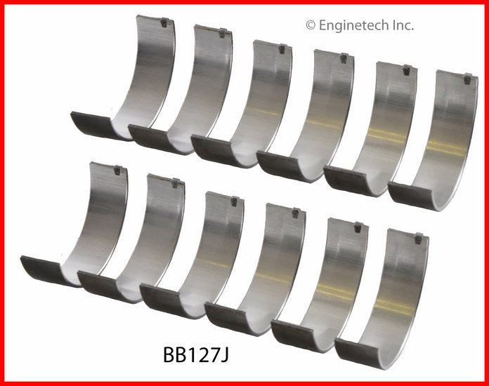 Enginetech BB127JSTD Engine Full Connecting Rod Bearing Set for Select GM Vehicles