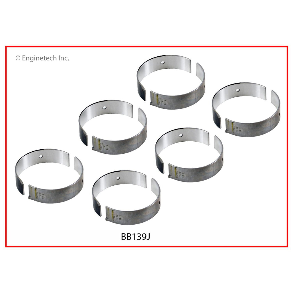 Enginetech BB139J.25 Engine Full Connecting Rod Bearing Set for Chrysler and Dodge Vehicles