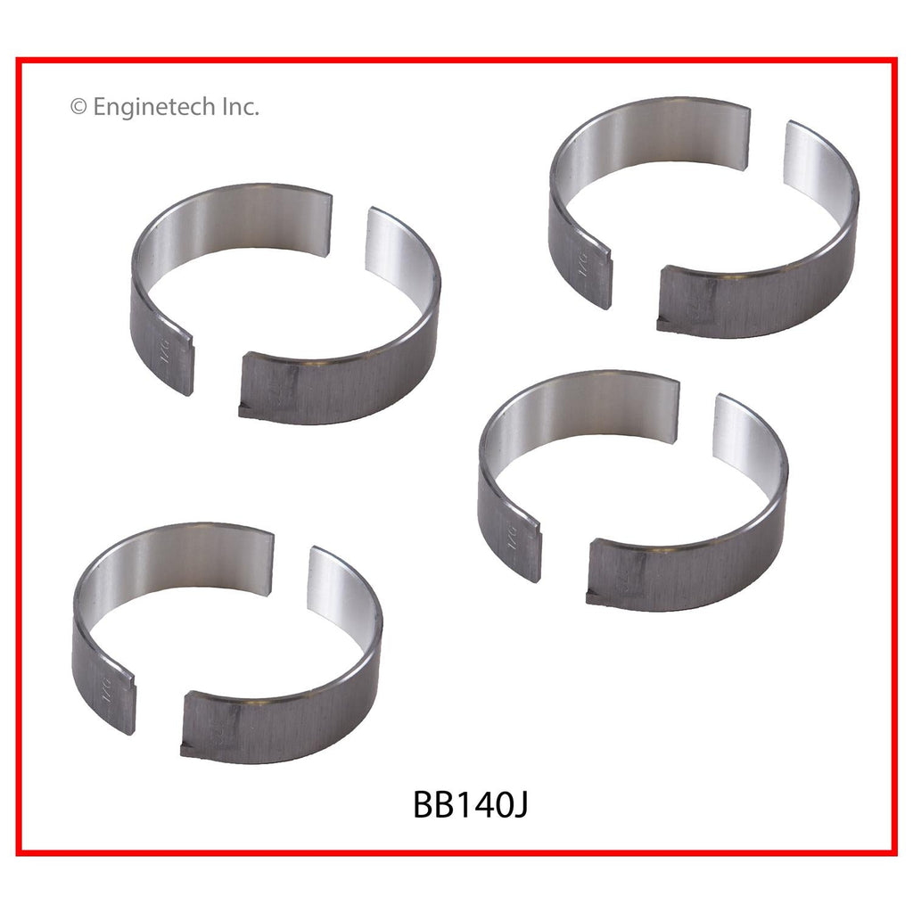 Enginetech BB140J.25 Engine Full Connecting Rod Bearing Set for Chevrolet and Buick Models