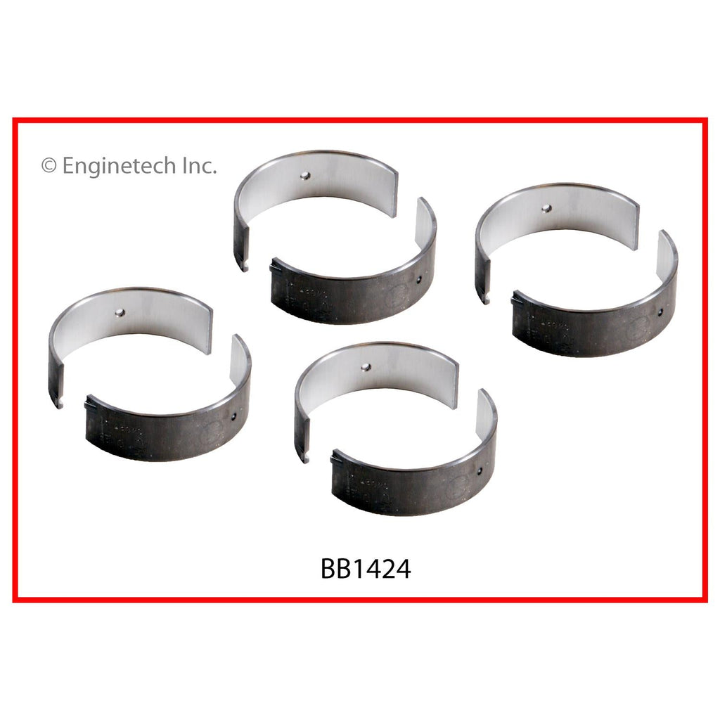 Enginetech BB1424.25 Engine Full Connecting Rod Bearing Set for Toyota Paseo and Tercel