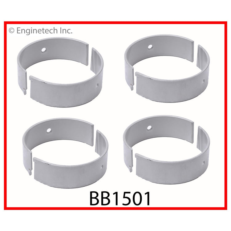 Enginetech BB1501.25 Engine Full Connecting Rod Bearing Set for Honda Civic
