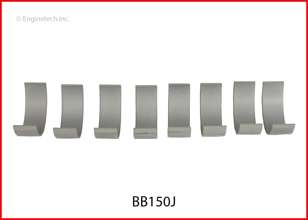 Enginetech BB150JSTD Engine Full Connecting Rod Bearing Set for Ford Vehicles