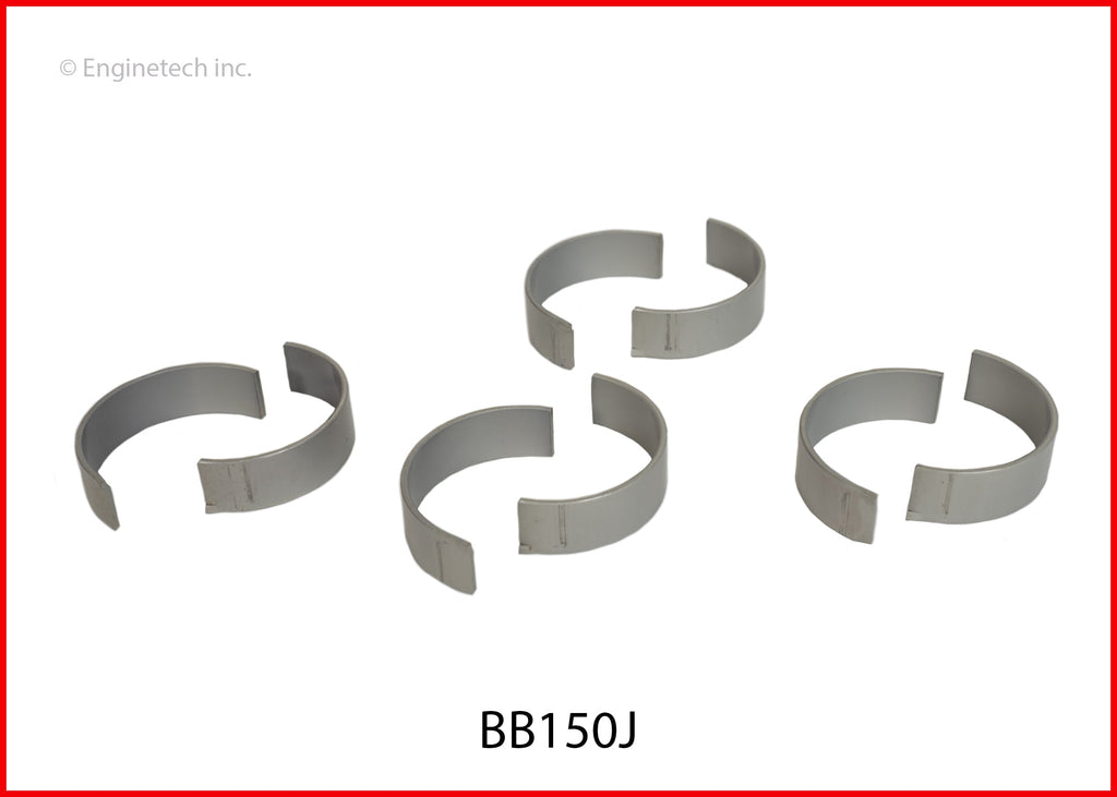 Enginetech BB150JSTD Engine Full Connecting Rod Bearing Set for Ford Vehicles