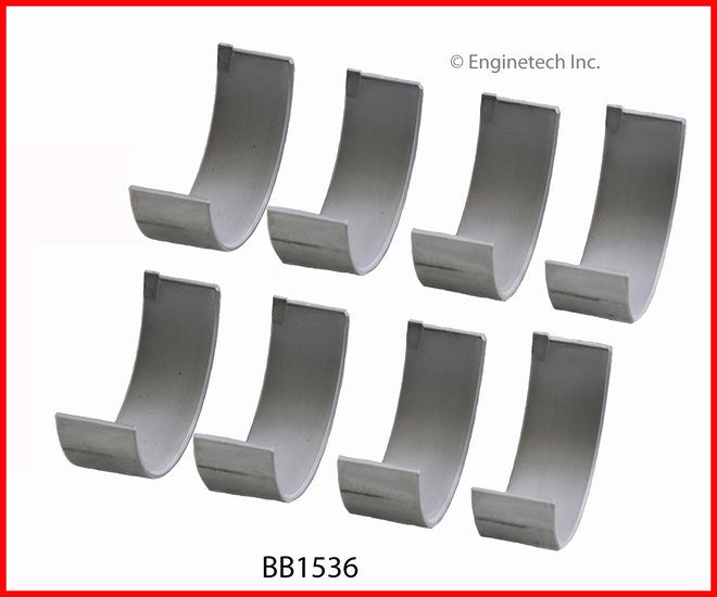 Enginetech BB1536.25 Engine Full Connecting Rod Bearing Set for Honda and Acura Models