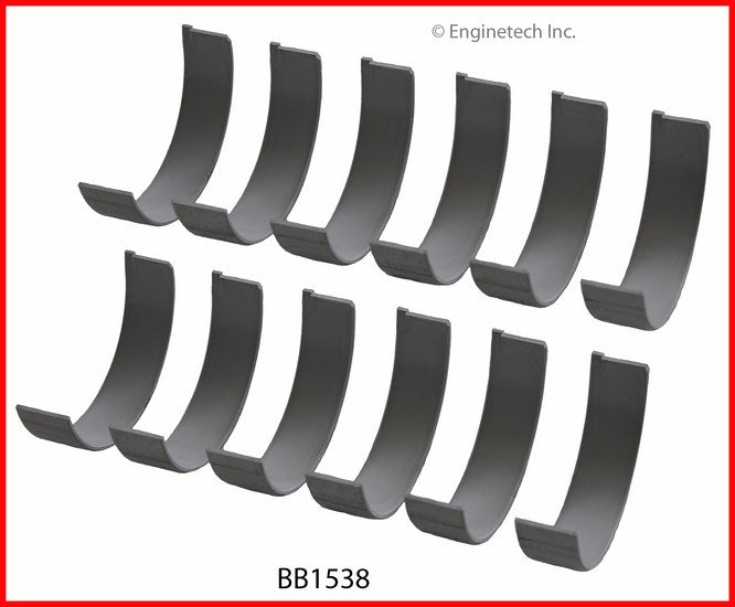 Enginetech BB1538.50 Engine Full Connecting Rod Bearing Set for Honda and Acura Models