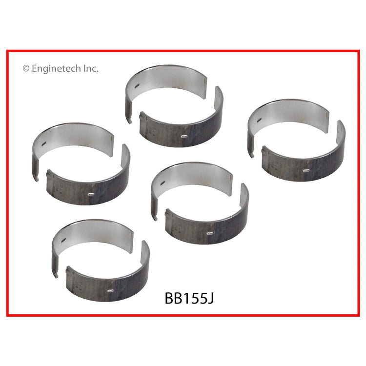 Enginetech BB155JSTD Engine Full Connecting Rod Bearing Set for Chevrolet Colorado, GMC Canyon, Hummer H3, and Isuzu i-350