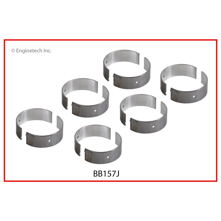 Enginetech BB157J.50 Engine Full Connecting Rod Bearing Set for GM and Isuzu Vehicles