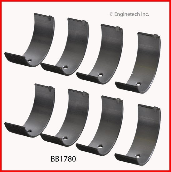 Enginetech BB1780.50 Engine Full Connecting Rod Bearing Set for Toyota and Geo Models