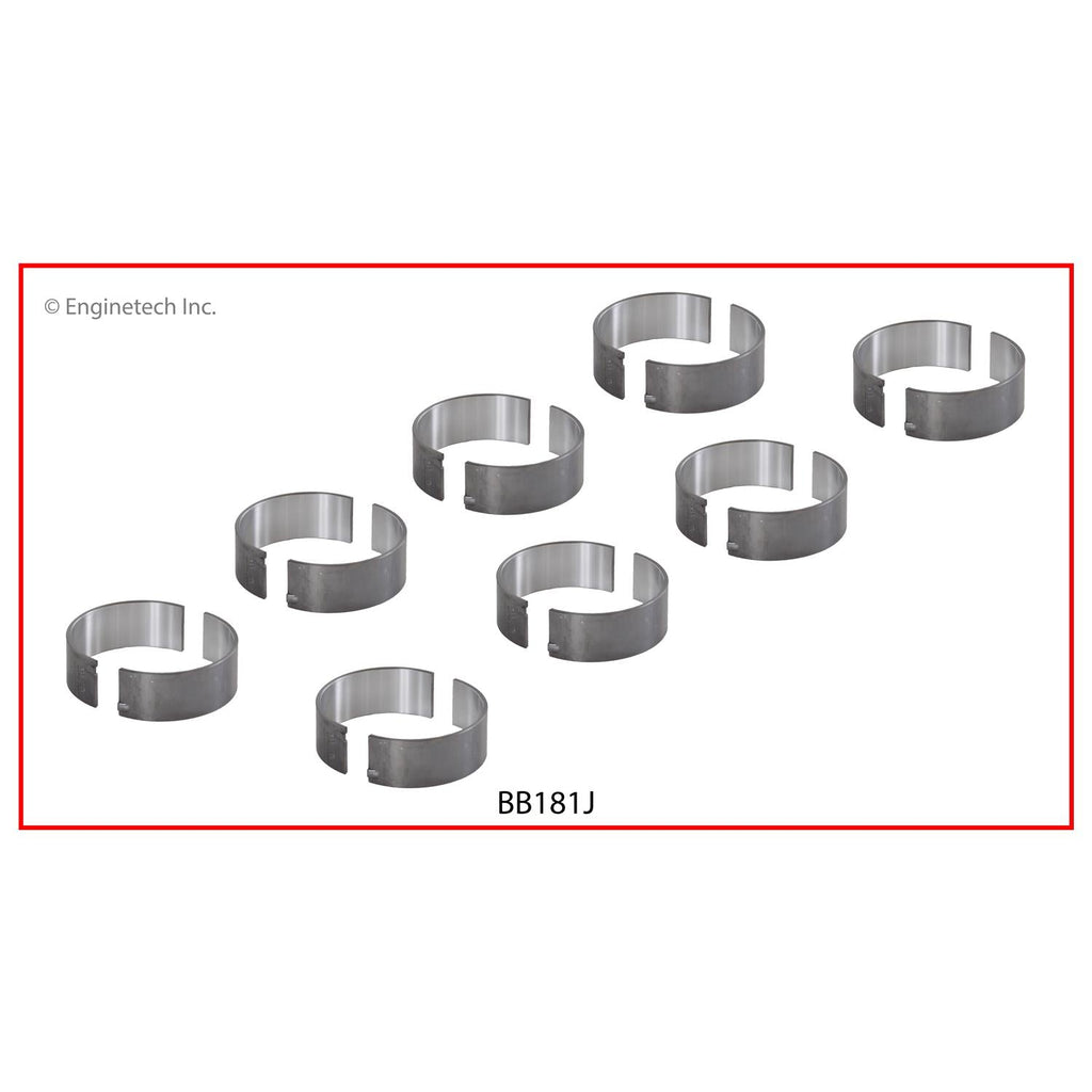 Enginetech BB181J.50 Engine Full Connecting Rod Bearing Set for Chrysler, Dodge, Jeep, and Ram Models