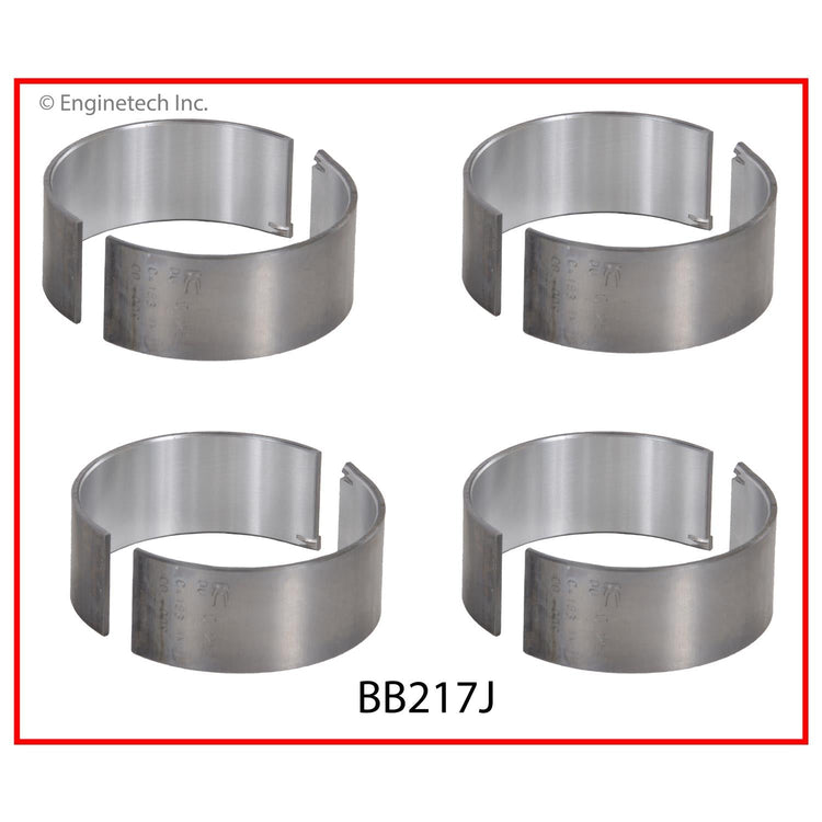 Enginetech BB217J.25 Engine Full Connecting Rod Bearing Set for Chrysler and Dodge Vehicles