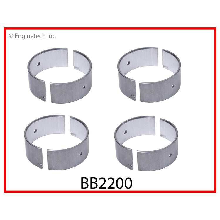 Enginetech BB2200.50 Engine Full Connecting Rod Bearing Set for Honda Accord and Prelude