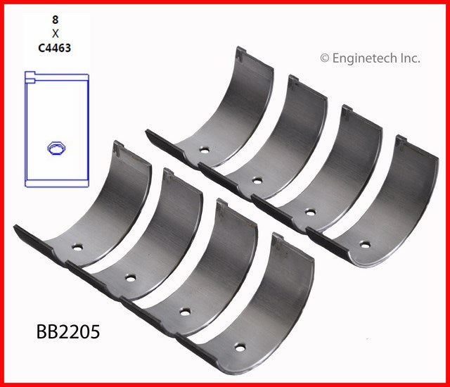 Enginetech BB2205.50 Engine Full Connecting Rod Bearing Set for Honda Civic 1984-1993