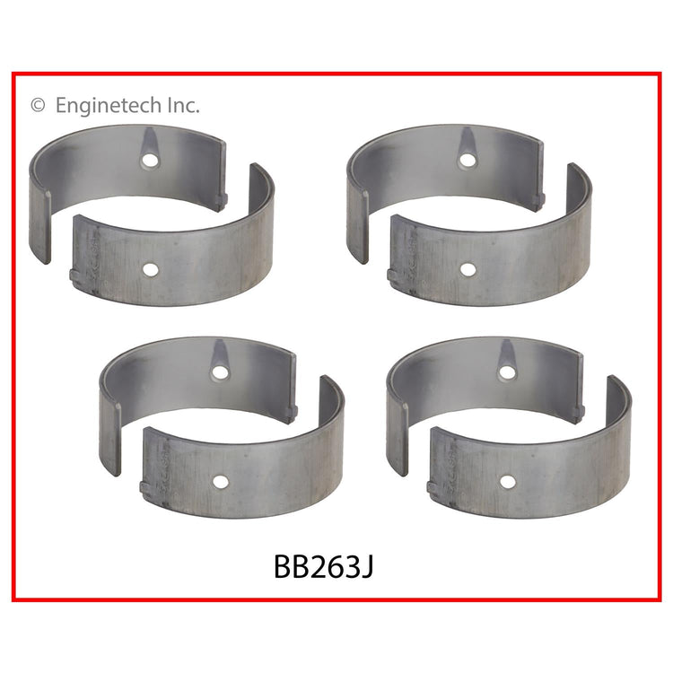 Enginetech BB263J.25 Full Connecting Rod Bearing Set for Buick Skyhawk and Oldsmobile Firenza