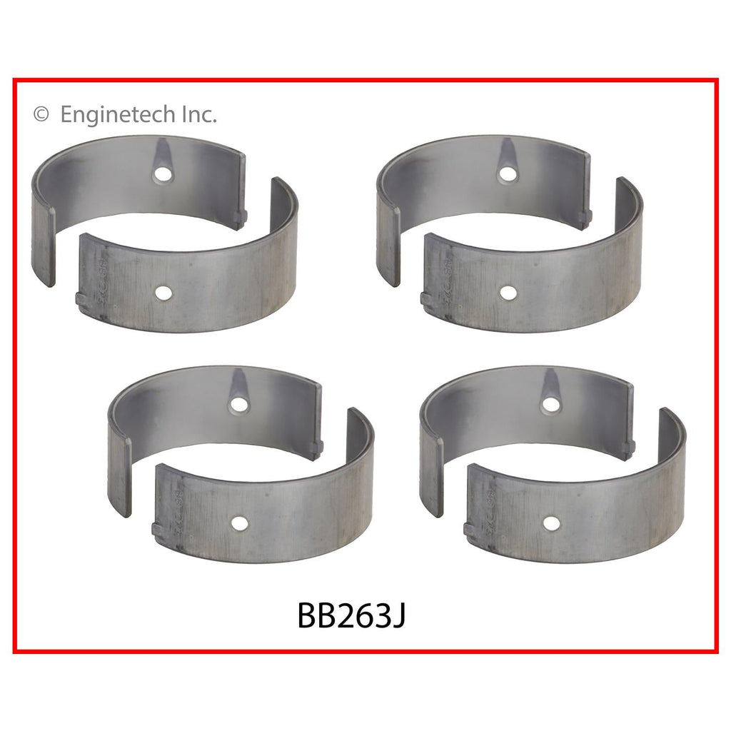 Enginetech BB263J.50 Engine Full Connecting Rod Bearing Set for Buick Skyhawk and Oldsmobile Firenza