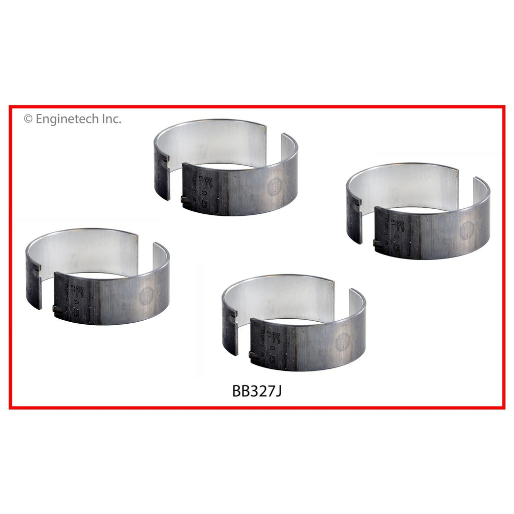 Enginetech BB327J.25 Engine Full Connecting Rod Bearing Set for Chrysler Vehicles