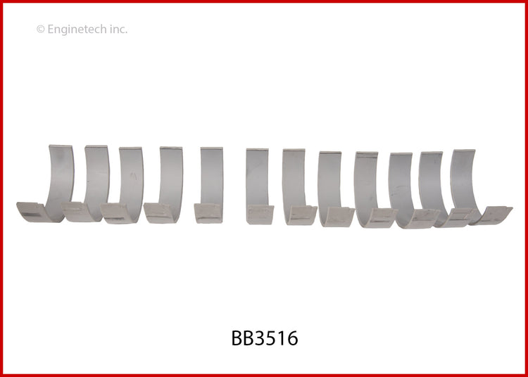 Enginetech BB3516STD Engine Full Connecting Rod Bearing Set for Acura and Honda Vehicles