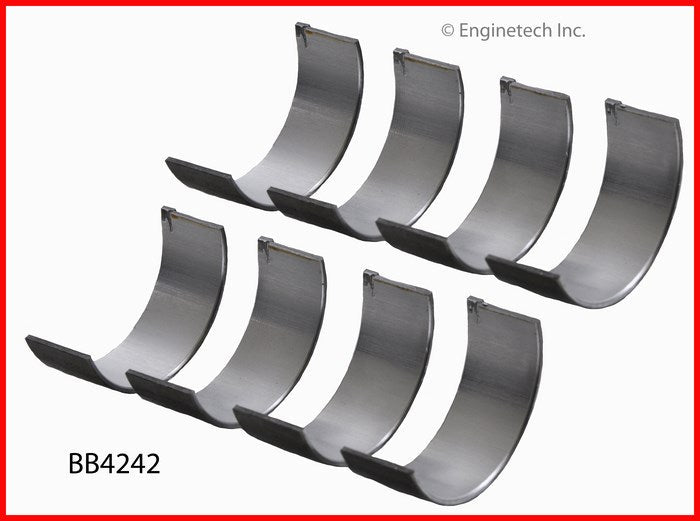 Enginetech BB4242.50 Engine Full Connecting Rod Bearing Set for Honda Civic & Civic del Sol