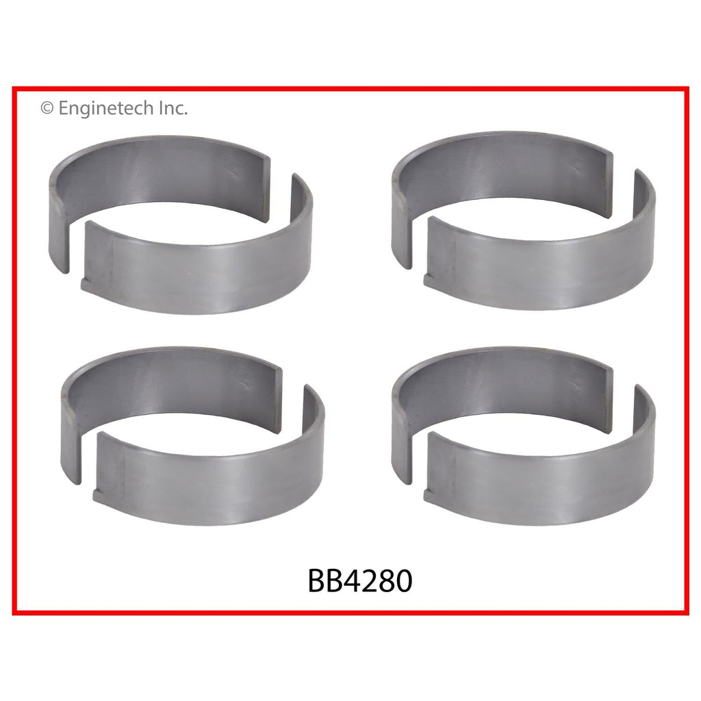 Enginetech BB4280STD Engine Full Connecting Rod Bearing Set for Subaru and Saab Vehicles